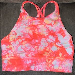lululemon energy bra high neck longline (b-d cup)